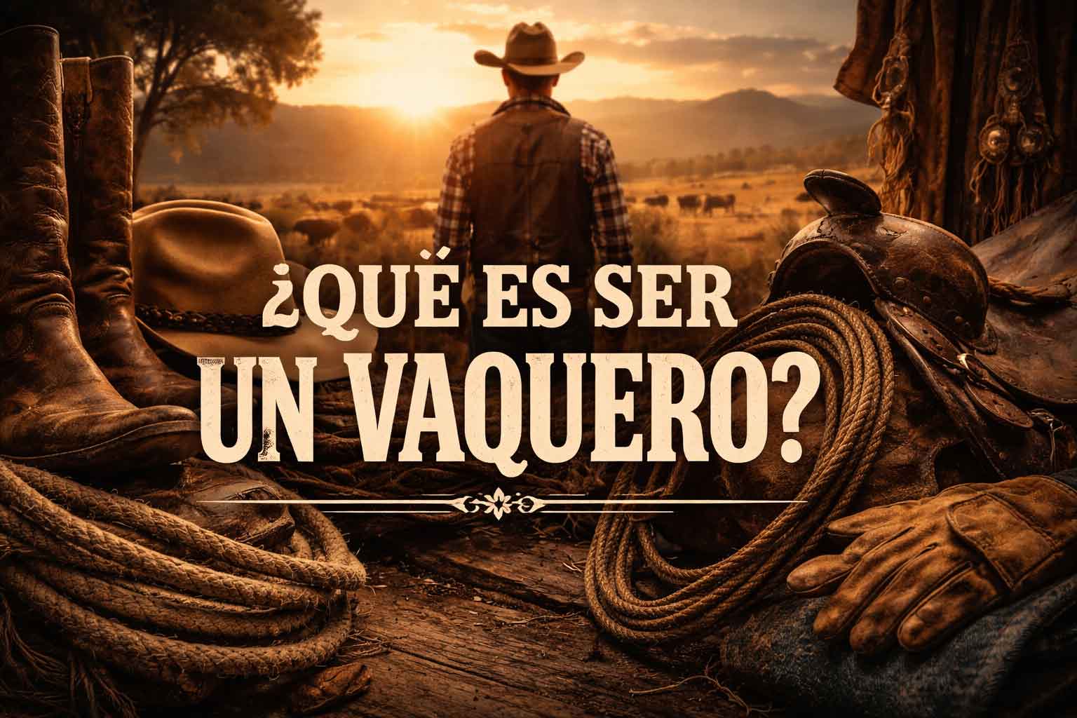 ¿Qué es ser un vaquero?