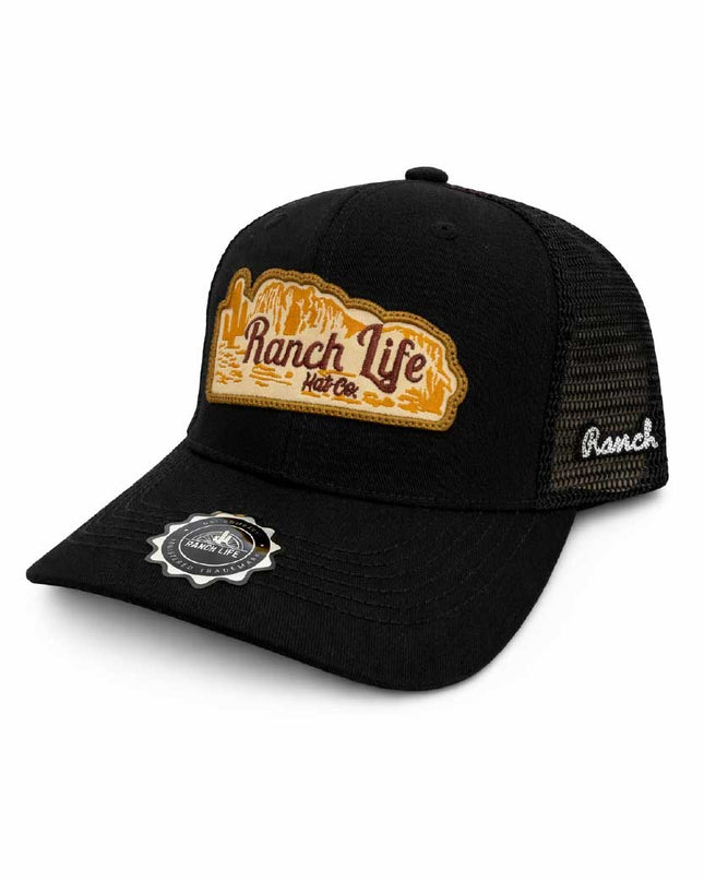 Gorra Negra Desierto Ranch Life