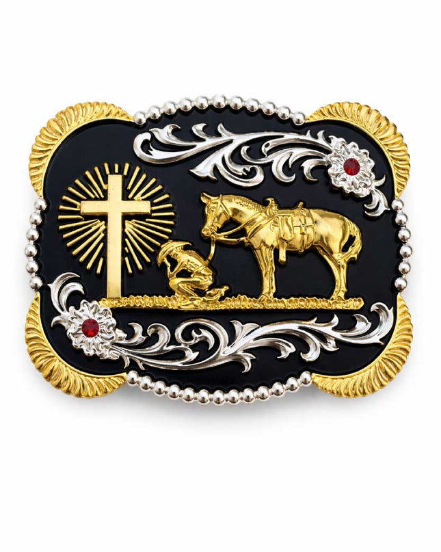 Hebilla Charra con Cruz