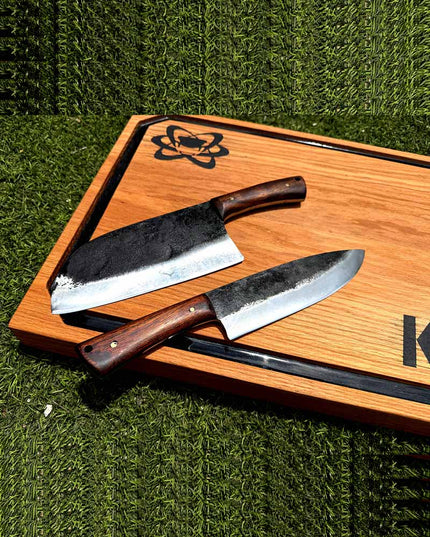 Kit "Forja Norteña XL" ( Tabla XL + Cuchillo + Hacha )